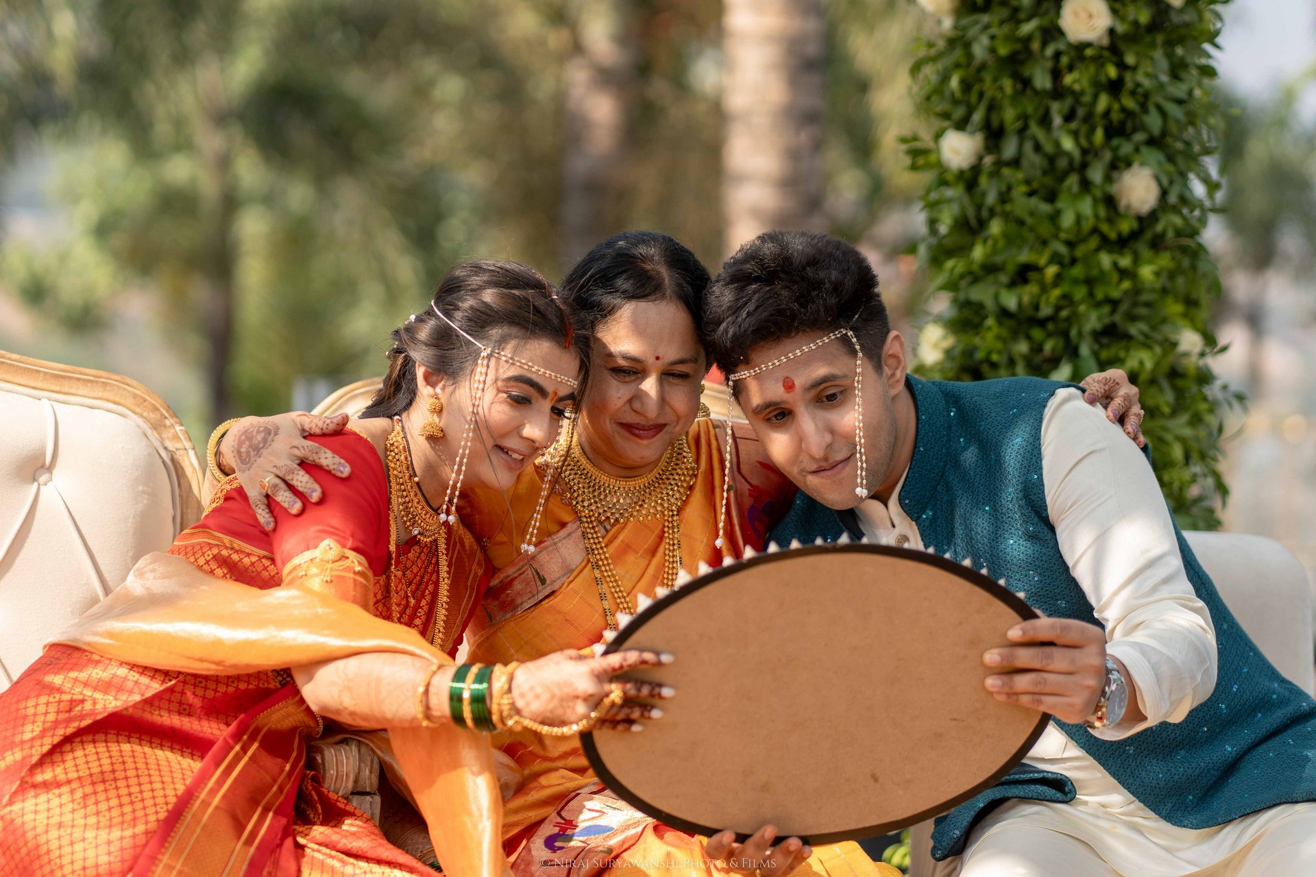 Aditi Siddhesh wedding haldi ceremony Pune