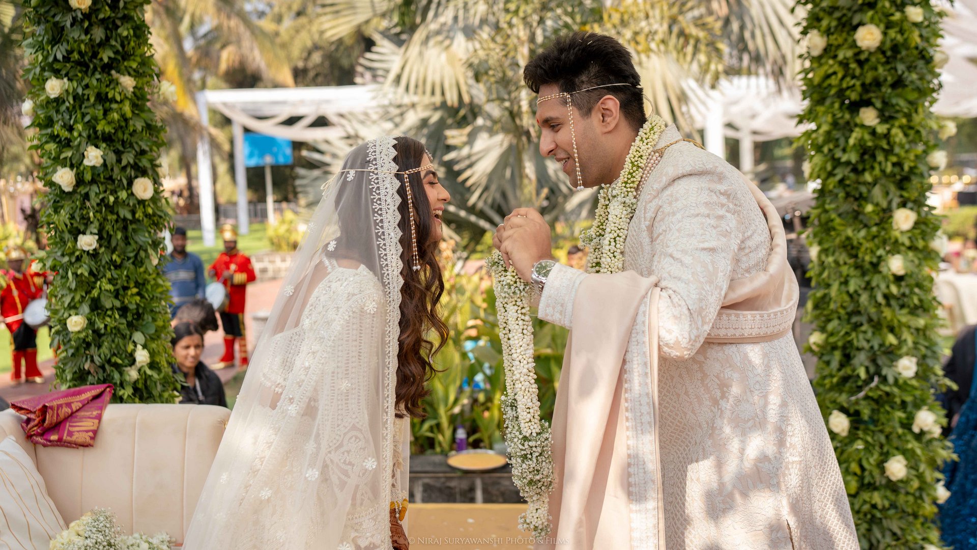 Aditi Siddhesh wedding haldi ceremony Pune