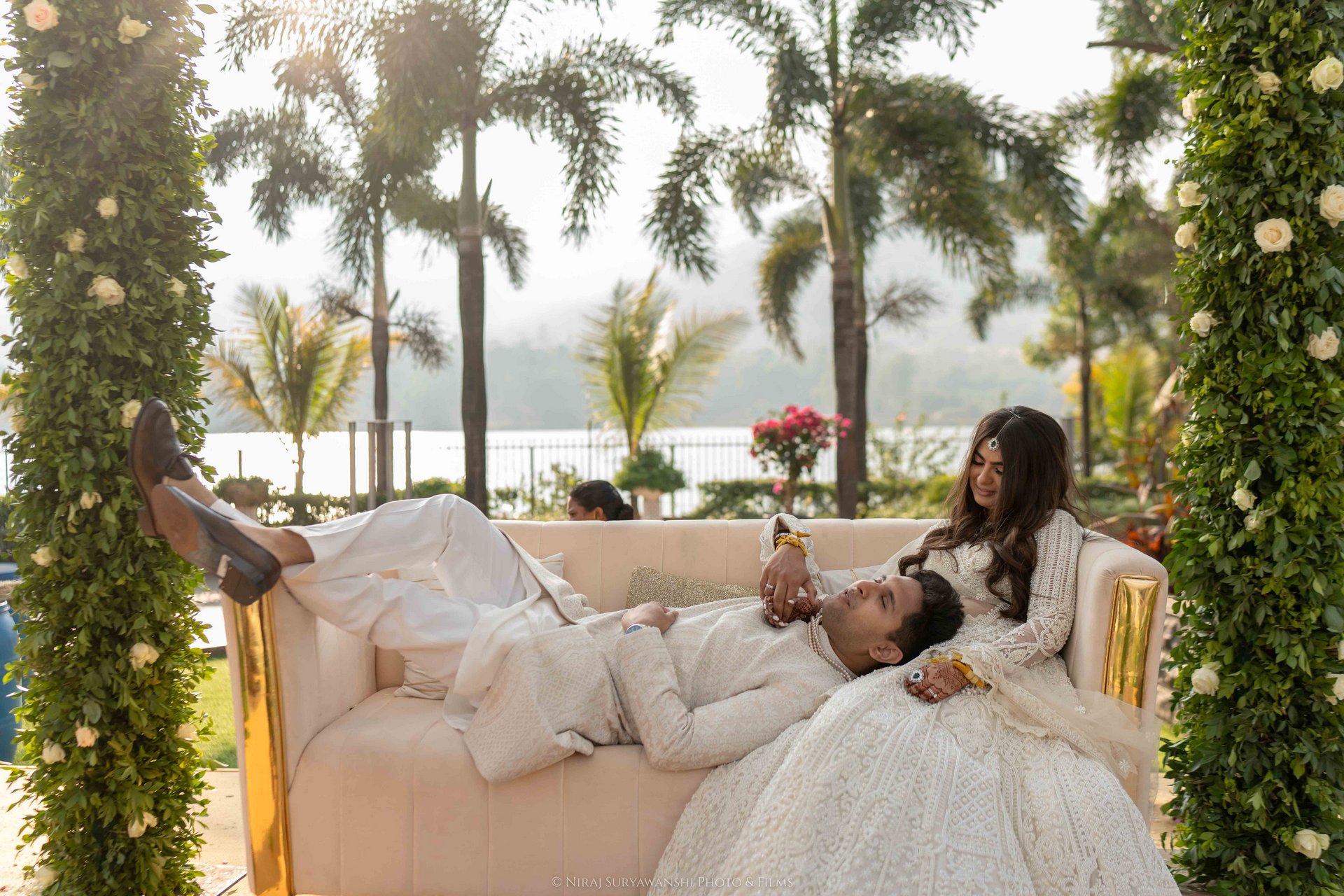 Aditi Siddhesh wedding haldi ceremony Pune